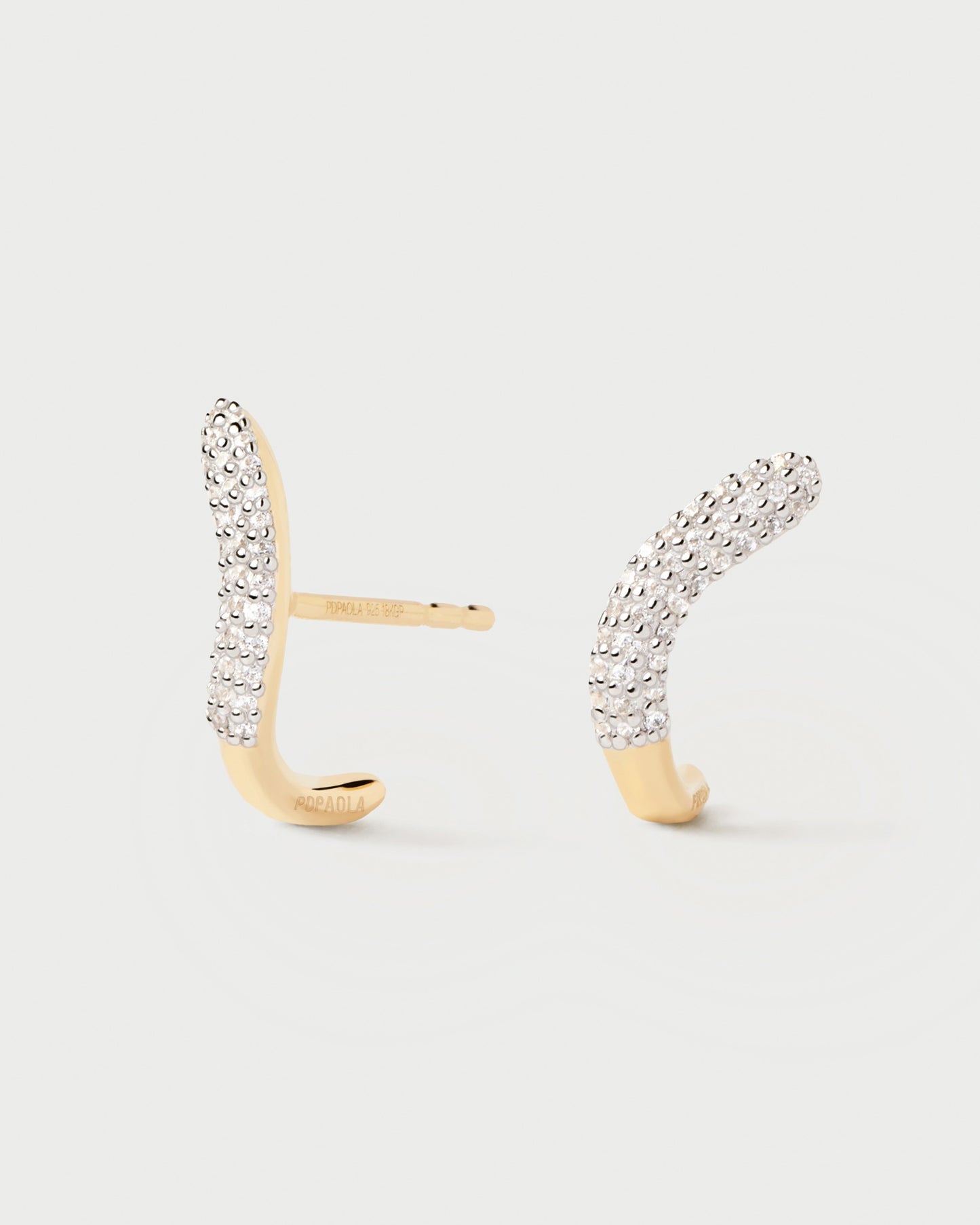 Diamonds And Gold Apollo Earrings