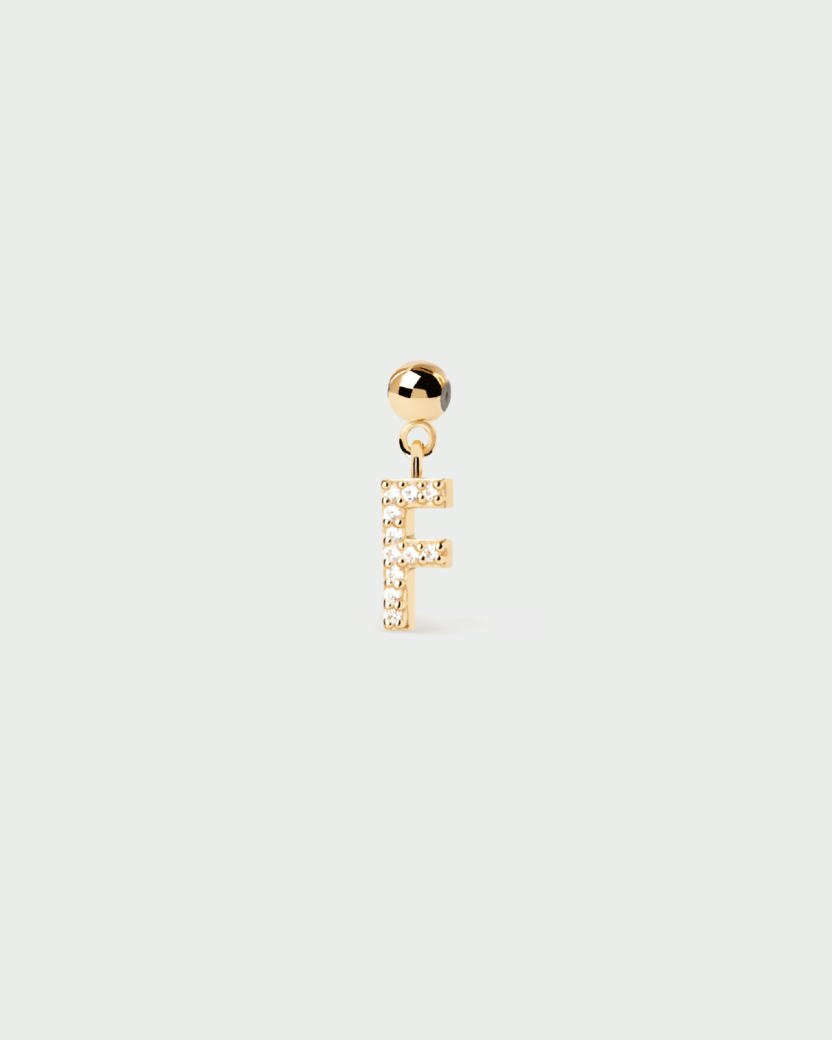 Letter F Charm