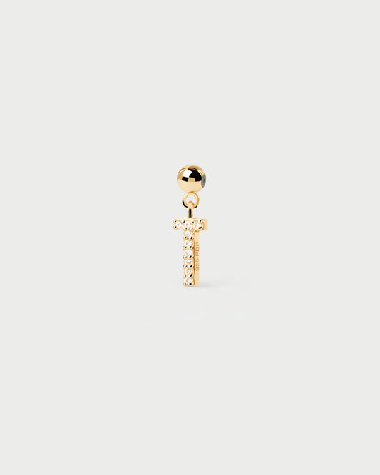 Letter T Charm