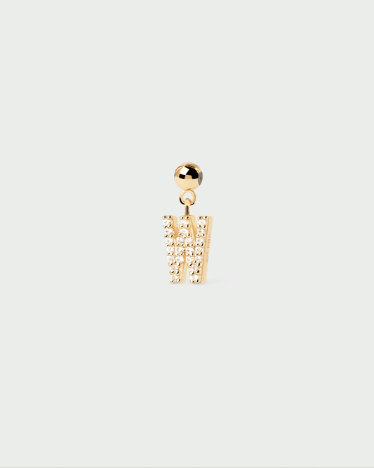 Letter W Charm
