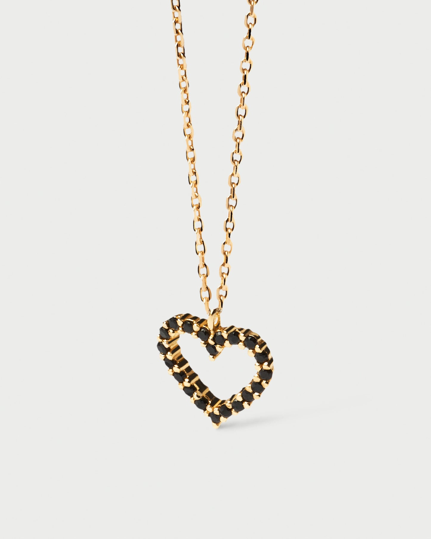 Black Heart Necklace