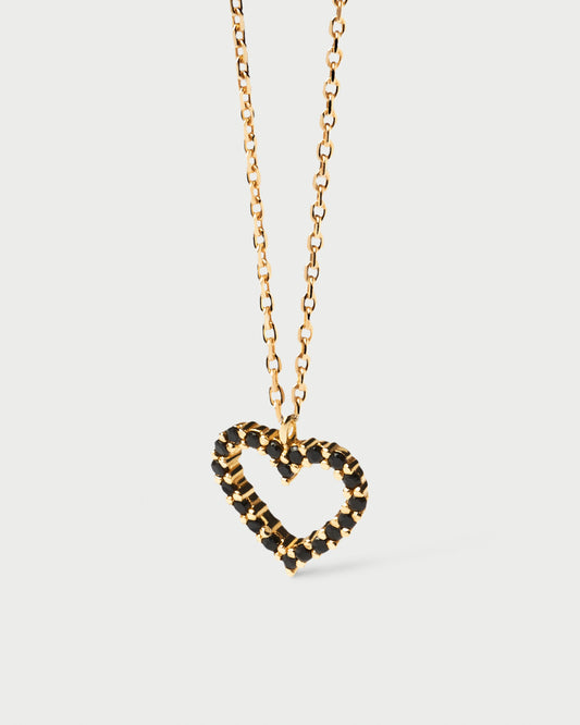 Black Heart Necklace