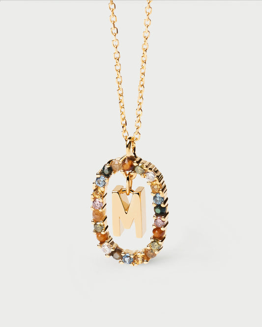 Letter M Necklace