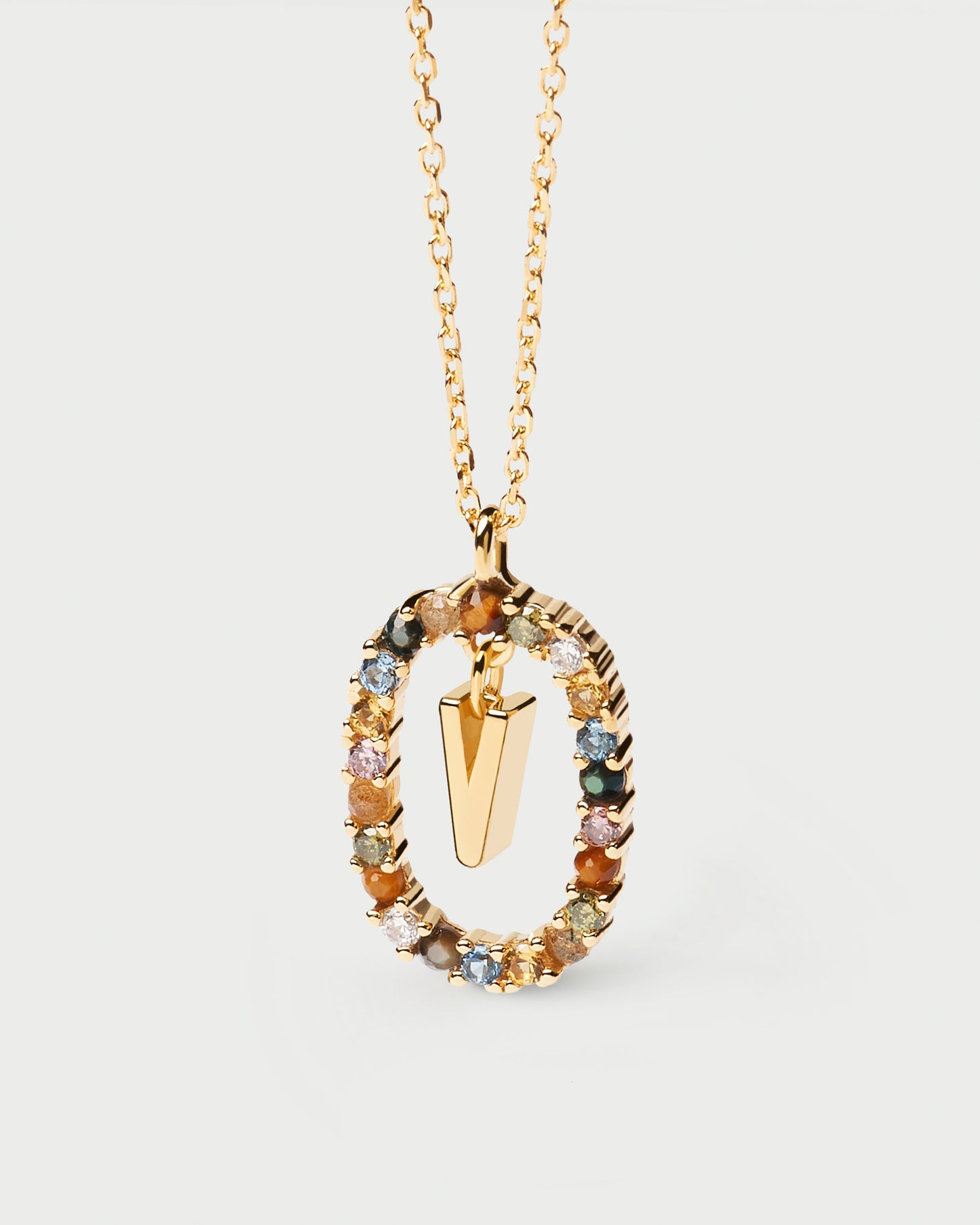 Letter V Necklace