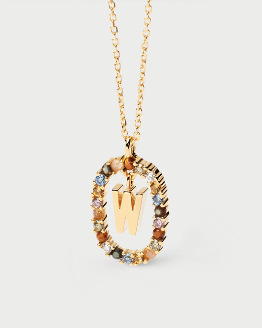 Letter W Necklace
