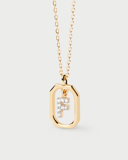 Mini Letter F Necklace