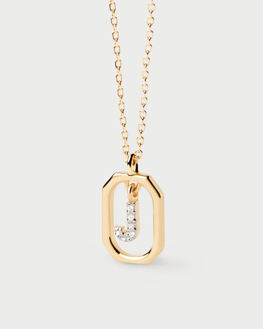 Mini Letter J Necklace