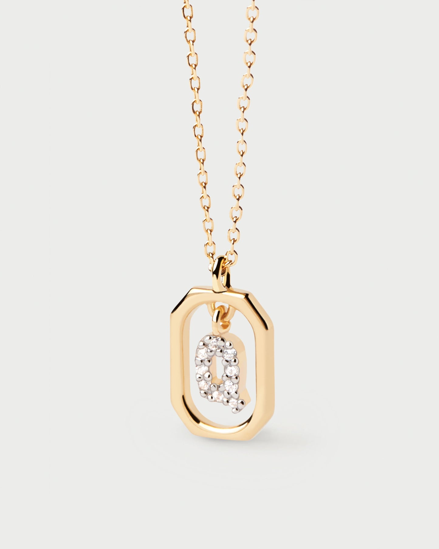 Mini Letter Q Necklace