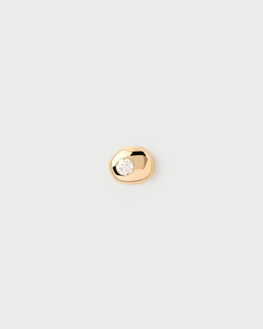Sand single stud earring